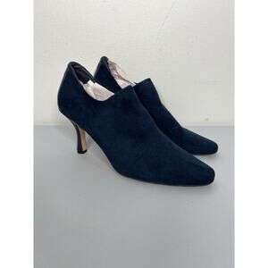 Donald Pliner Dottie Navy Ankle Heel Bootie Women’s Size 10 NWOB